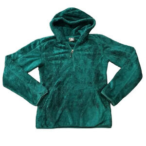 Nike ACG Green‎ Sherpa 1/4 Zip Up Hoodie Size Small
